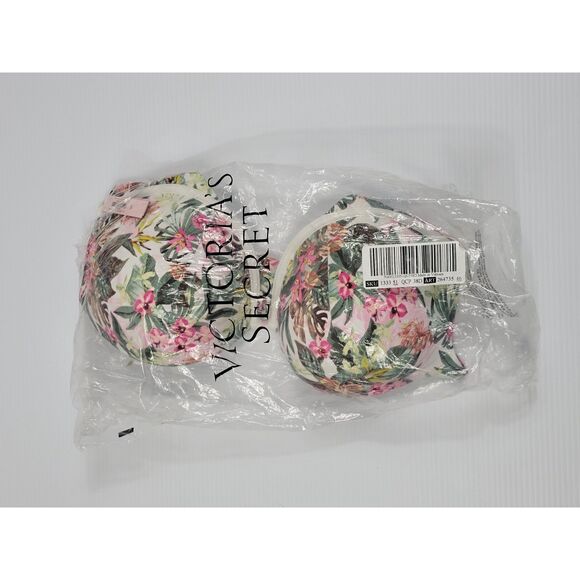 NWT Victoria's Secret Bali Bombshell Add 2 Cups Push Up Swim‎ Bikini Top 38D - Picture 1 of 8